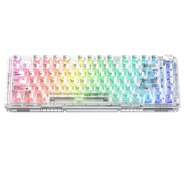 Machenike K500F-B81 RGB Clear Mechanical Keyboard