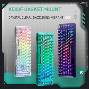 Machenike K500F-B81 RGB Clear Mechanical Keyboard