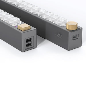 MXRSKEY WINGMAN XII Wired Mechanical Keyboard with USB Expansion Port