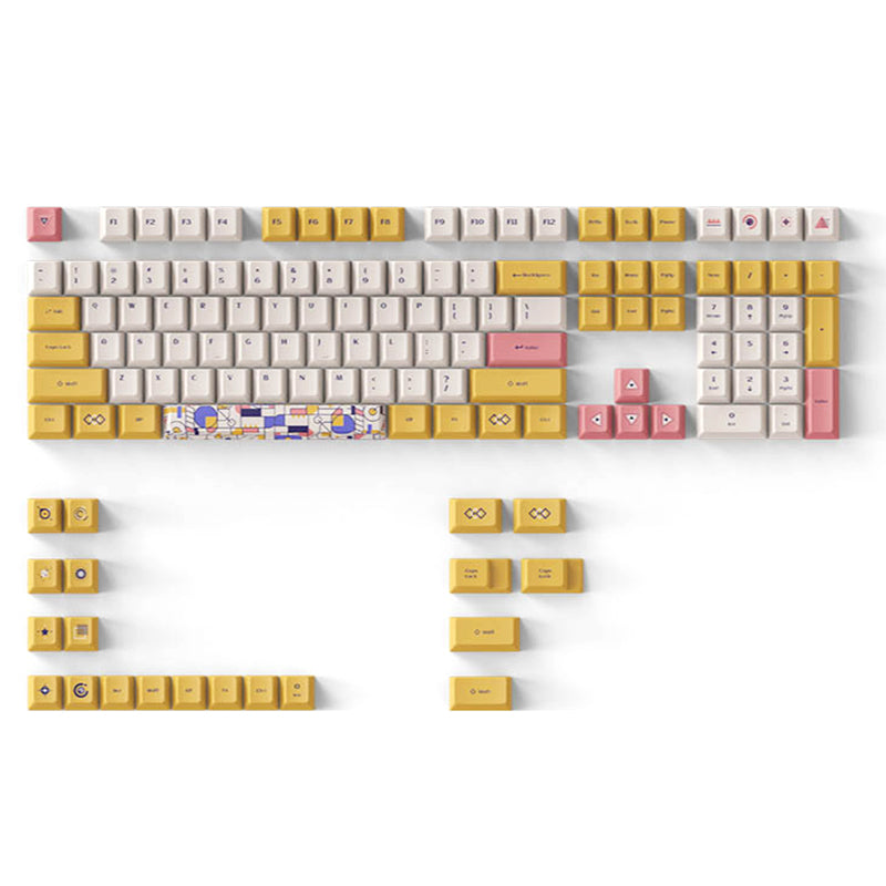 110 128 Keys Cherry Profile Pbt Keycaps Full Set Mechanical Keyboard Keycaps  Pbt Dye-sublimation Cherry Blossom Keycaps