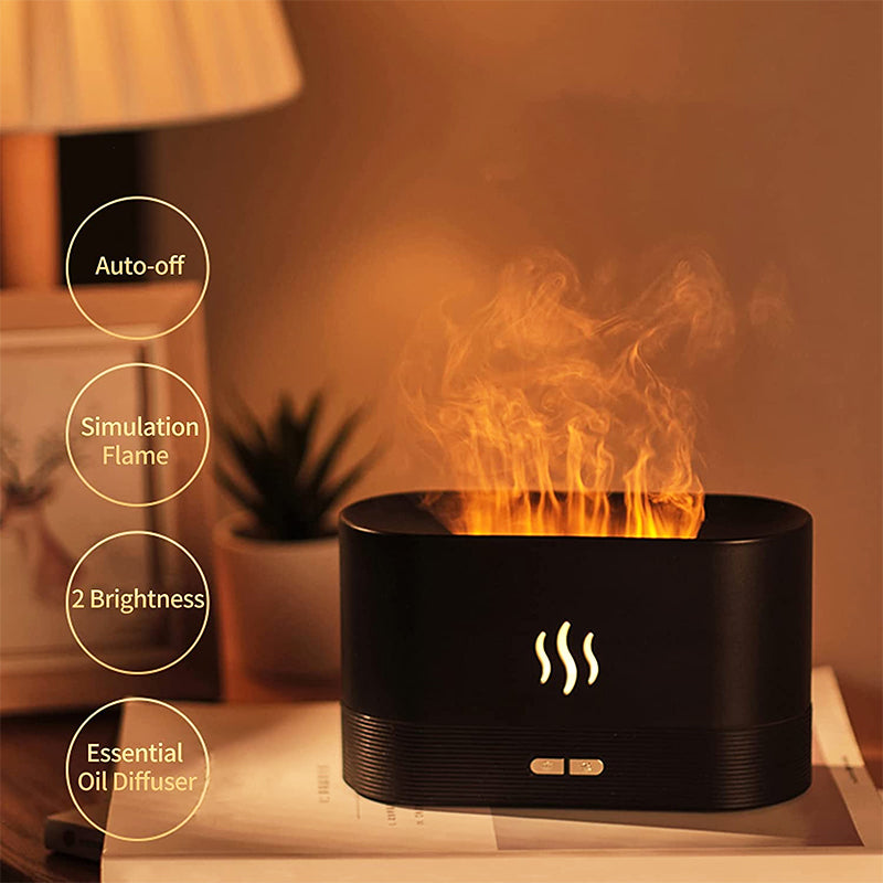 Mist Humidifier Simulation Flame Aromatherapy Diffuser
