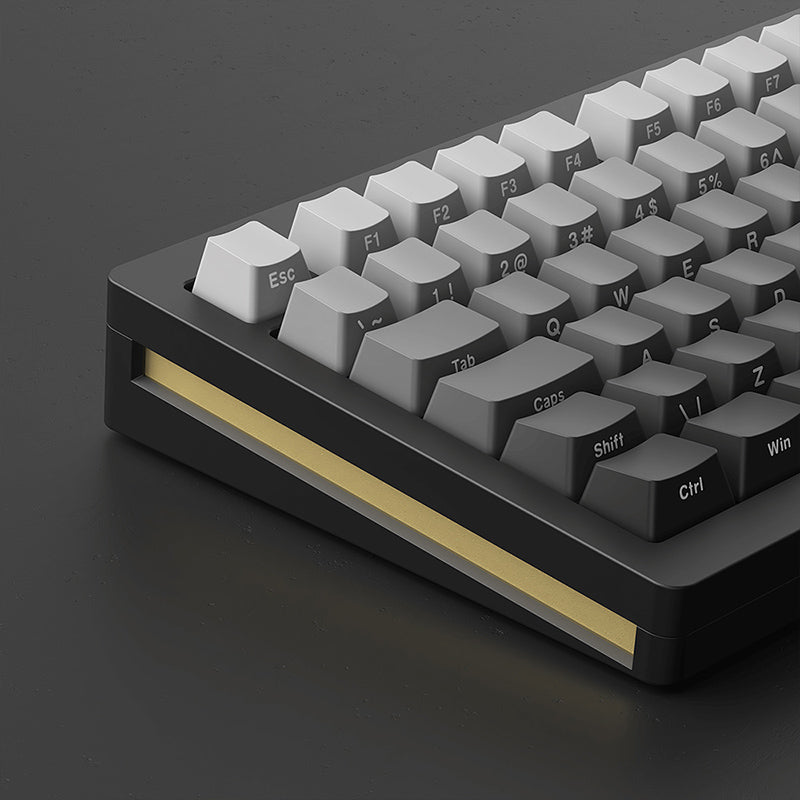 MonsGeek M1W ISO Layout Black Aluminum Wireless Mechanical Keyboard ...