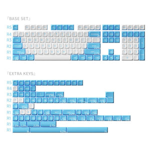 MonsGeek x AKKO Neon Dye-Subbed PBT MDA Profile Keycap Set 227 Keys