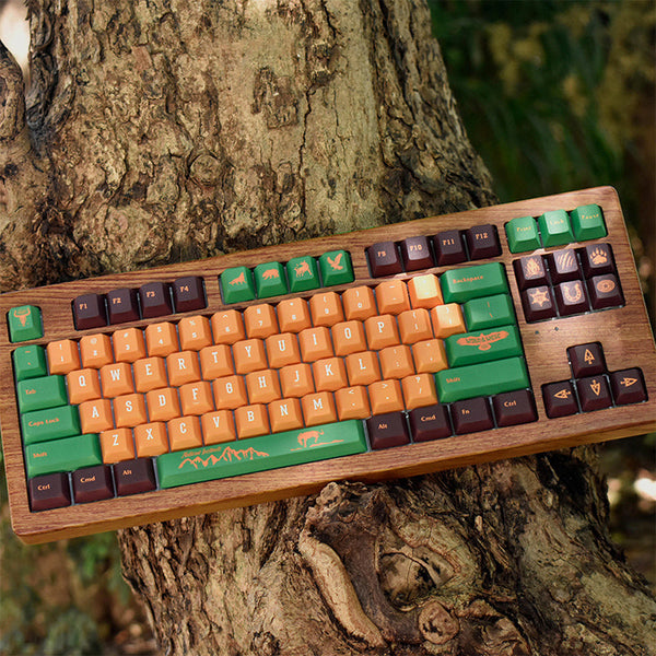 NEWTOY Yellowstone Cherry Profile Keycap Set 172 Keys WhatGeek