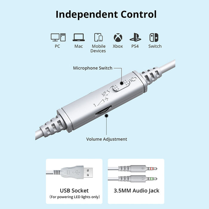 ONIKUMA X25 RGB Gaming Headset - WhatGeek