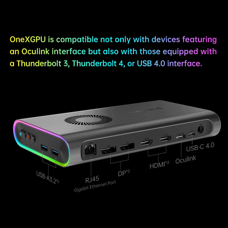 One Netbook ONEXGPU e-GPU Docking Station - WhatGeek