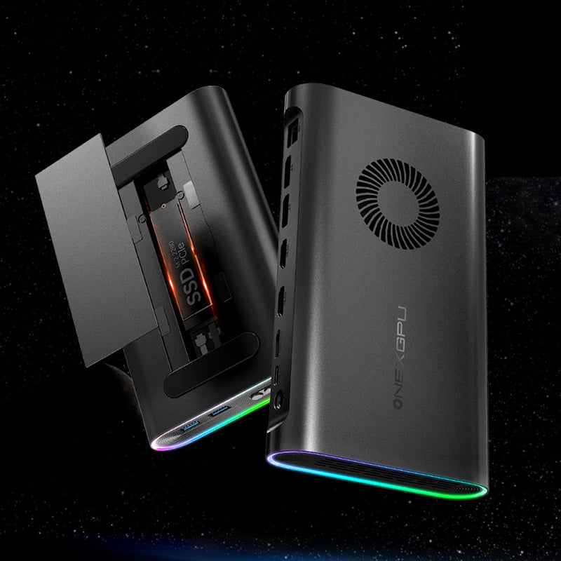 ONEXGPU ドッキングステーション ONEXGPU 2 eGPU Dock: Obsługa Oculink, AMD Radeon RX 7800M