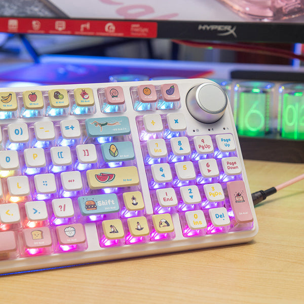 PIIFOX Calorie ASA Profile PBT Keycap Set 117 Keys