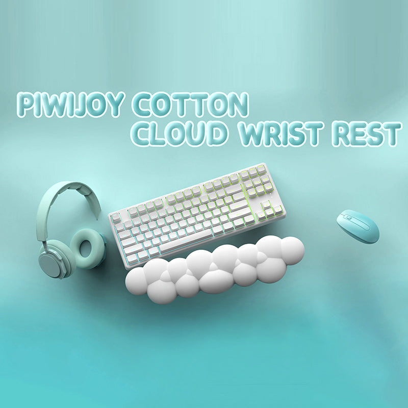 PIWIJOY Cotton Cloud Pad Keyboard Wrist Rest