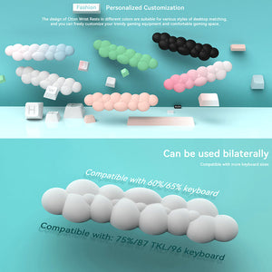 PIWIJOY Cotton Cloud Pad Keyboard Wrist Rest