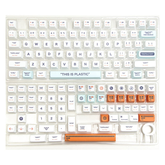 Plastic Theme XDA Profile PBT Keycap Set 140 Keys - WhatGeek