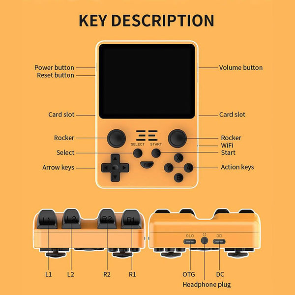 Powkiddy RGB20S Handheld Game Console