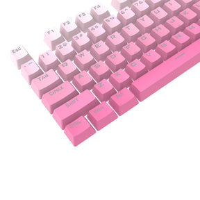 gradient pink 104 keys keycaps