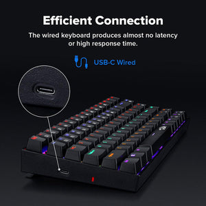 Redragon K629-KB Rainbow LED Backlight Mechanical Gaming Keyboard