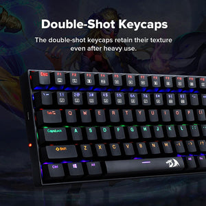 Redragon K629-KB Rainbow LED Backlight Mechanical Gaming Keyboard