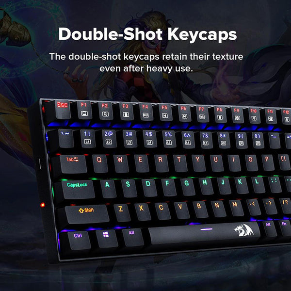 Redragon K629-KB Rainbow LED Backlight Mechanical Gaming Keyboard