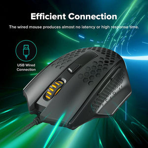 Redragon M722 Bomber 58g Ultra-Lightweight Wired Gaming Mouse
