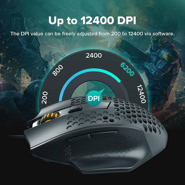 Redragon M722 Bomber 58g Wired Gaming Mouse - WhatGeek