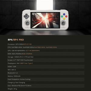 Retroid Pocket 4 Pro Touchscreen Game Console