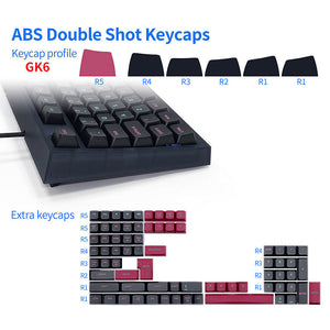 SKYLOONG GK75 UK ISO Layout Wired Mechanical Keyboard