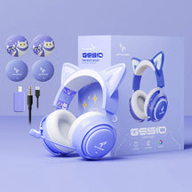 SOMIC GS510 2.4G Wireless RGB Cat Ear Headset