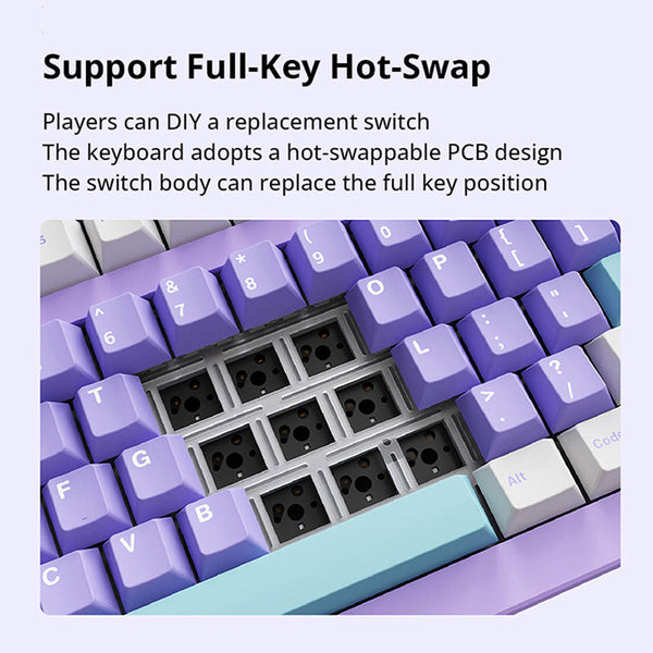 SP-STAR D82 PRO Wireless Mechanical Keyboard Creamy