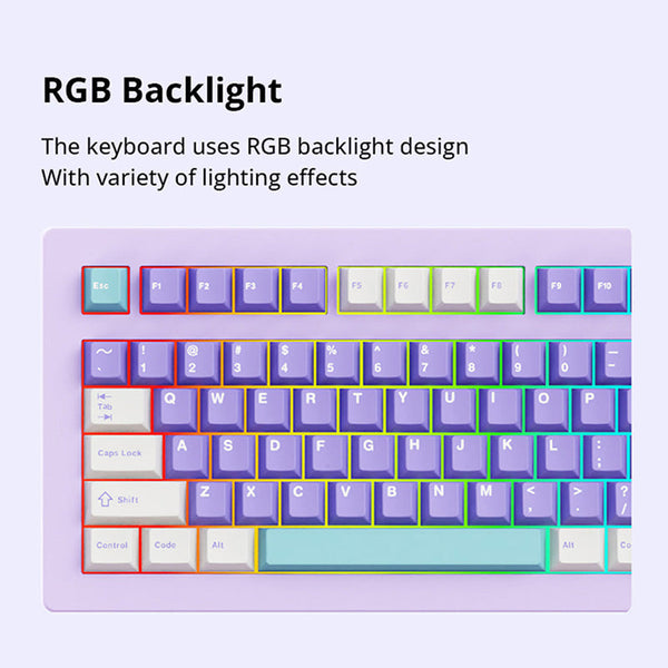 SP-STAR D82 PRO Wireless Mechanical Keyboard Creamy