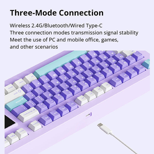 SP-STAR D82 PRO Wireless Mechanical Keyboard Creamy