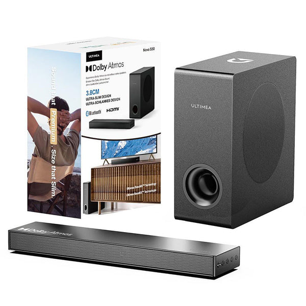 Ultimea Nova S50 Soundbar Dolby Atmos 2.1 Channel UK Version
