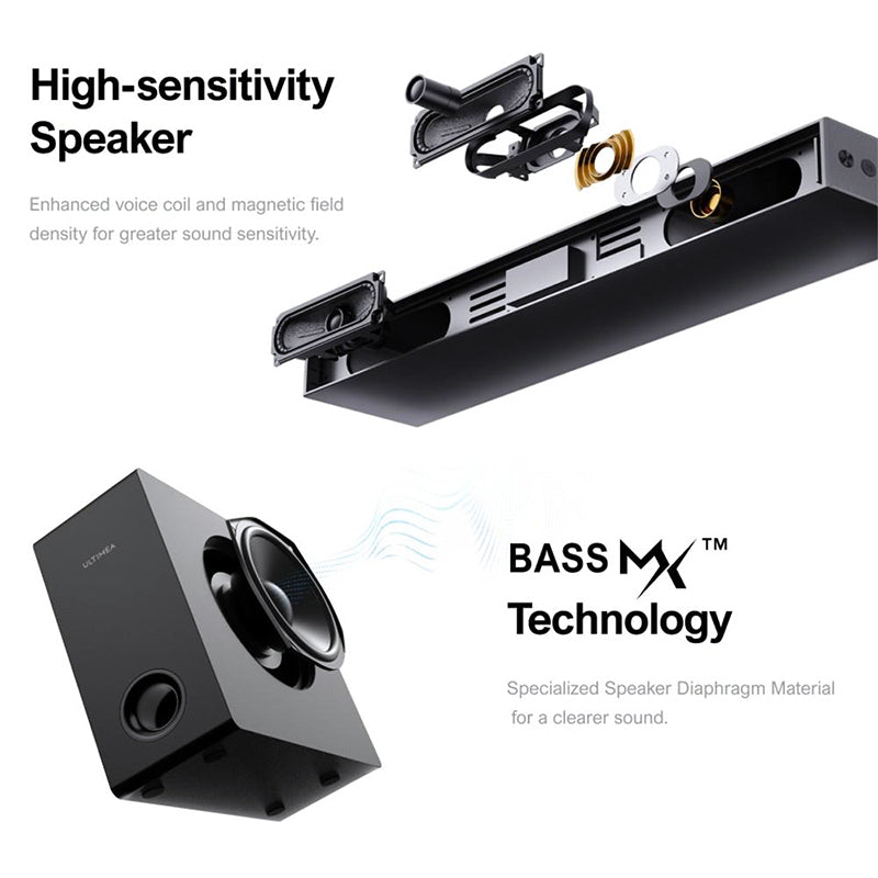 Ultimea Nova S50 Soundbar Dolby Atmos 2.1 Channel UK - WhatGeek