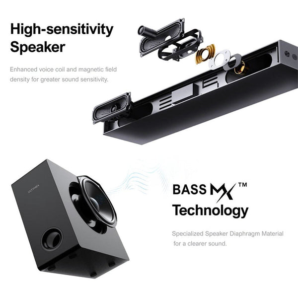 Ultimea Nova S50 Soundbar Dolby Atmos 2.1 Channel UK Version