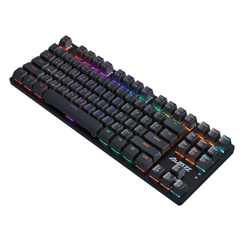 85% 87 Keys Mechanical gaming keyboard black show