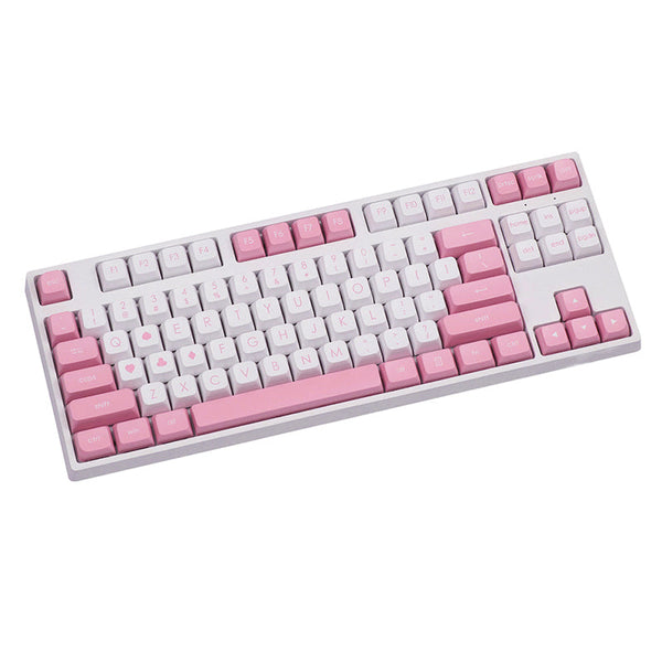 Ajazz Kitty Keycap Set 129 Keys JSA Profile PBT Doubleshot display