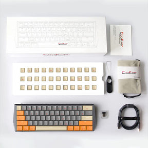 CoolKiller CK178 Mini Gray Low Profile Mechanical Keyboard package include