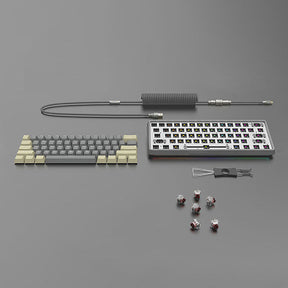 CoolKiller CK181 Mini Gray DIY Mechanical Keyboard package include