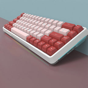 mechanical keyboard with CoolKiller Red Bean PBT Keycaps