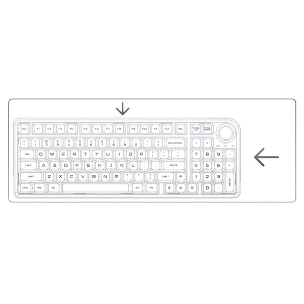 Dukharo VN96 Gasket Mechanical Keyboard detiails