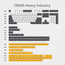 FEKER 226 Keys CSA Profile PBT Doubleshot Keycap Set - WhatGeek