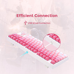 Redragon K576W-GP DAKSA TKL Wired Mechanical Keyboard
