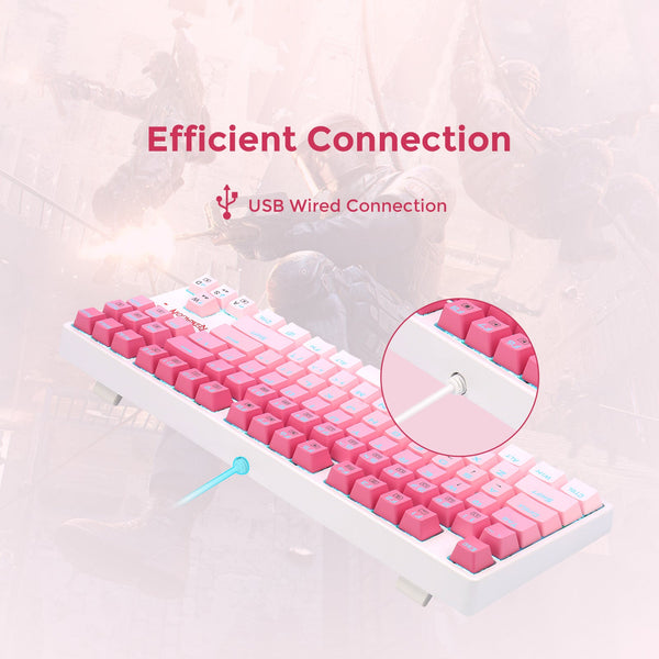 Redragon K576W-GP DAKSA TKL Wired Mechanical Keyboard