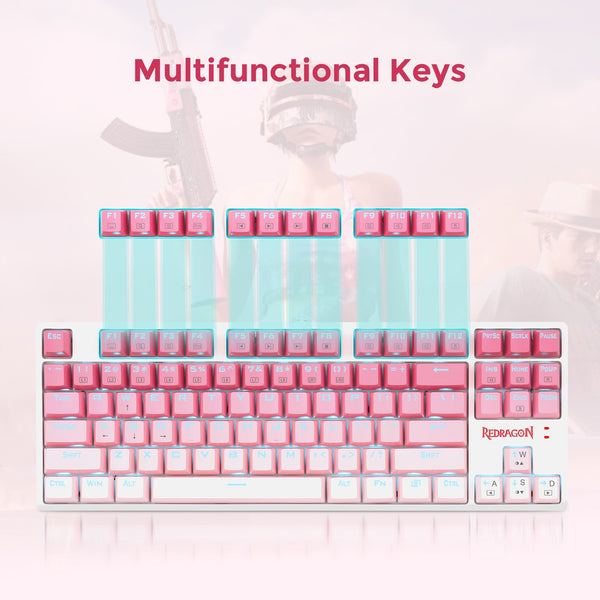 Redragon K576W-GP DAKSA TKL Wired Mechanical Keyboard