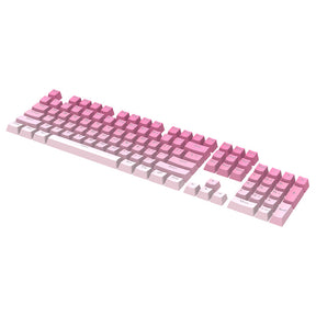 Gradient Pink Keycaps 104 Keys suitable 61keys 81 keys