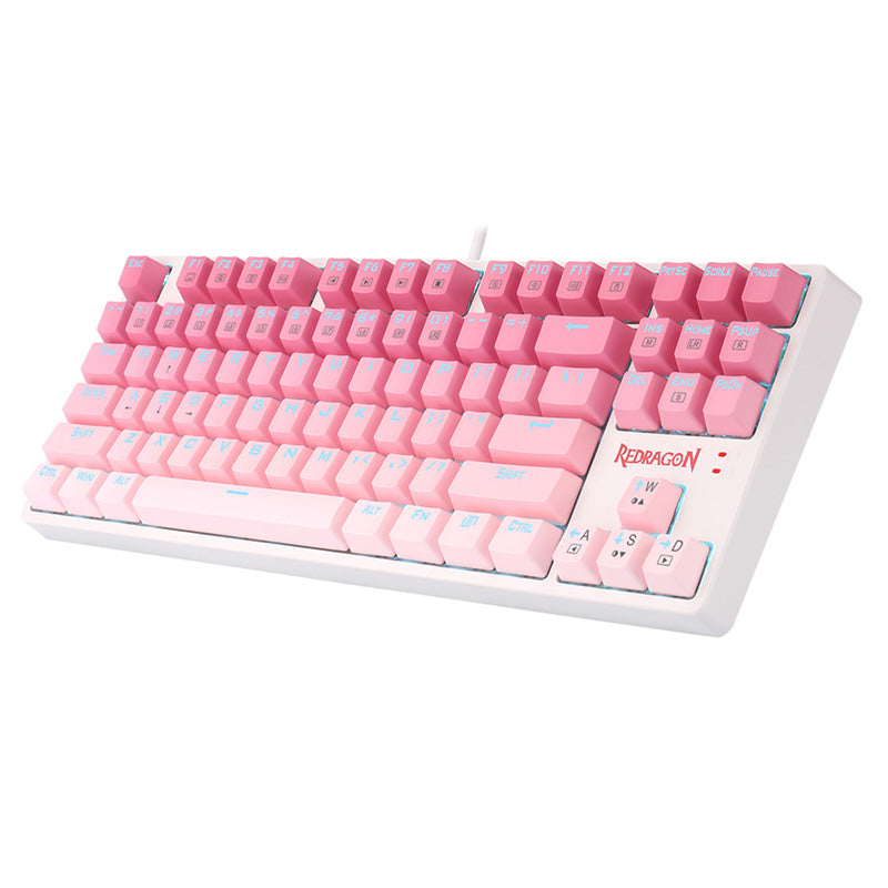 Gradient Pink Keycap Set 104 Keys suitable 61keys 81 keys