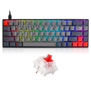SKYLOONG GK68 Black Mechanical Keyboard