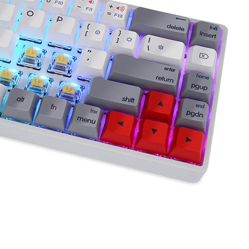 SKYLOONG GK68 White Mechanical Keyboard WhatGeek