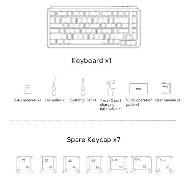 Xiaomi x MIIIW Art Series Z830 Wireless Mechanical Keyboard