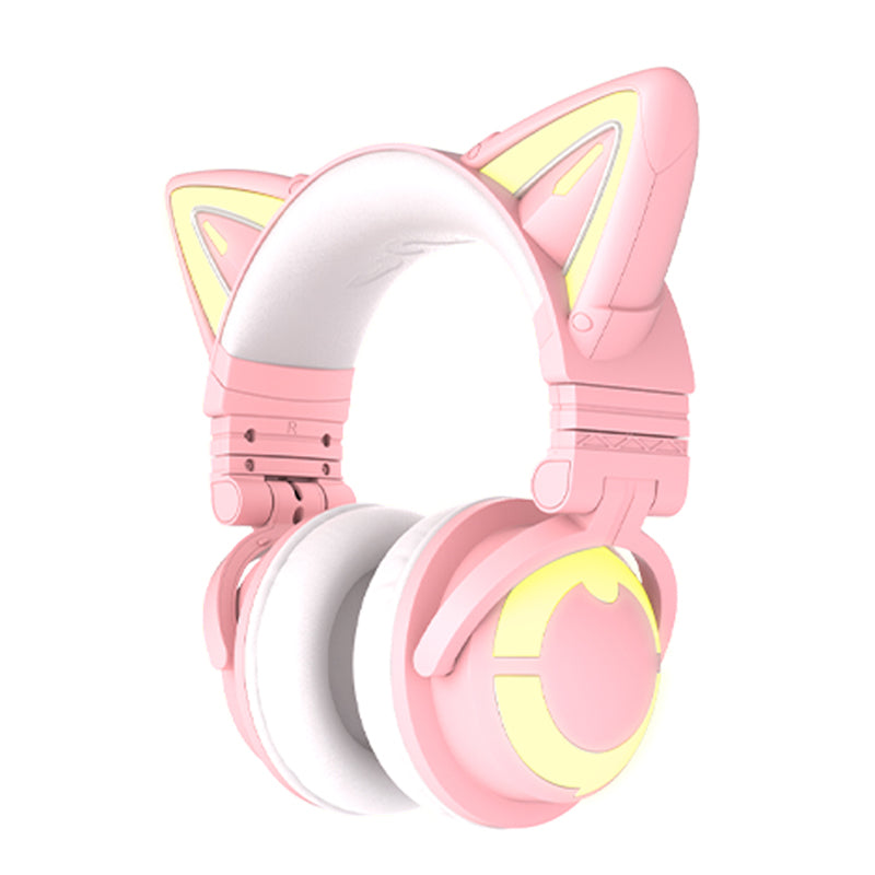 YAOWU 3S Cat Ear Gaming Headset Custom Lighting