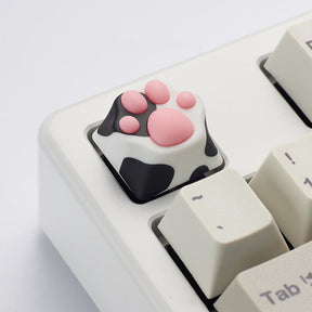 ZOMO PLUS Multi-Color ABS & Silicone Kitty Paw Artisan Keycap