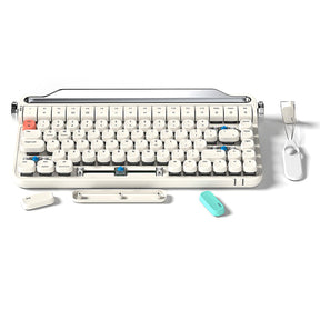 ACGAM ACTTO B703 Wireless Typewriter Retro Mechanical Keyboard